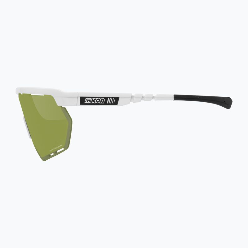 Occhiali da sole SCICON Aerowing white gloss/scnpp green trail 7