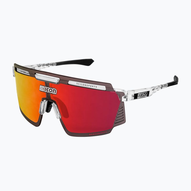 Occhiali da sole SCICON Aerowatt crystal gloss/scnpp multimirror rosso 2