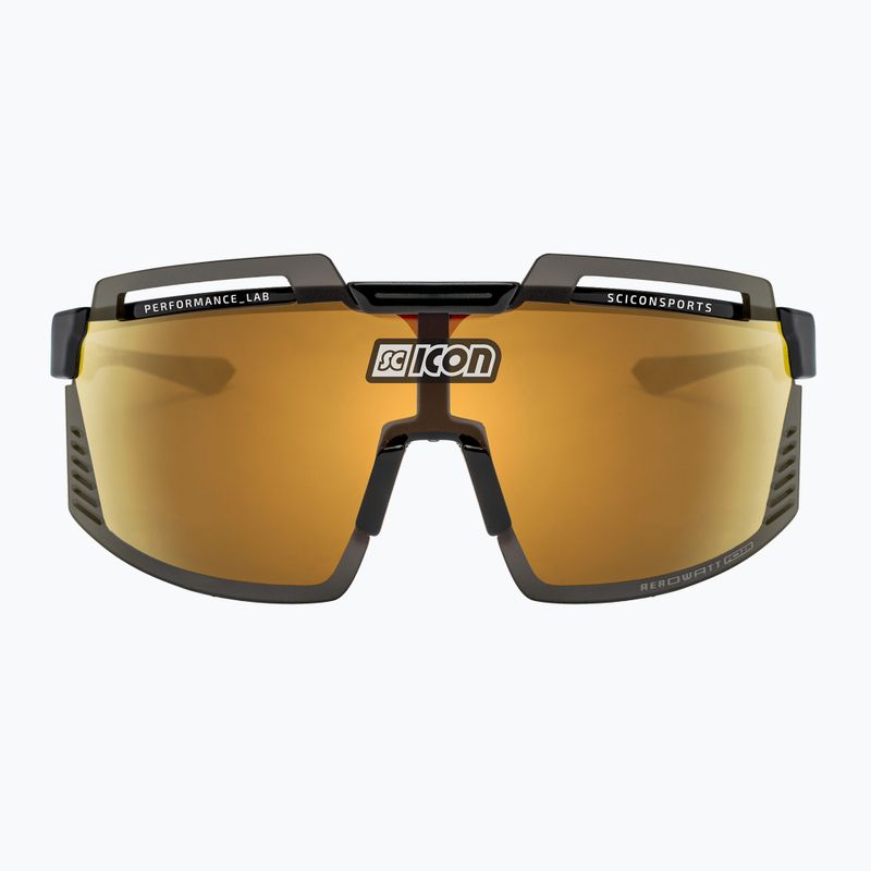 SCICON Aerowatt Foza nero lucido/scnpp multimirror bronzo occhiali da sole 3