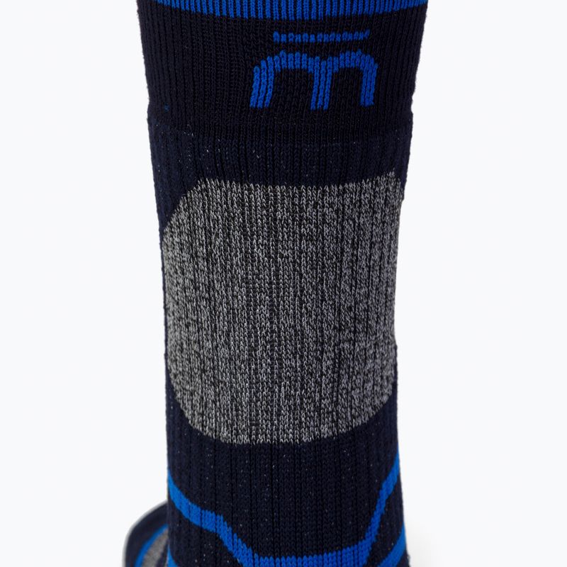 Calze da trekking Mico Medium Weight Trek Crew Extra Dry blu navy CA03058 3