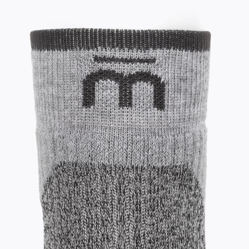 Calze da trekking Mico Medium Weight Extra Dry Trek Crew grigio CA03058 4