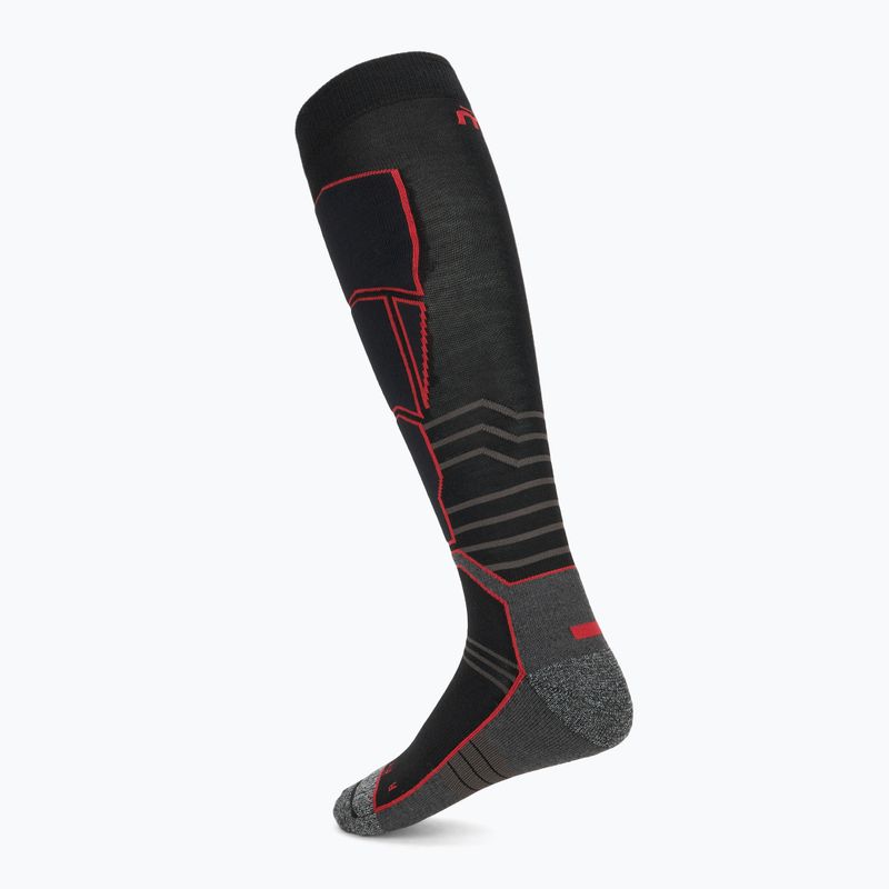 Calze da sci Mico Medium Weight Superthermo Natural Marino Ski black/red 2
