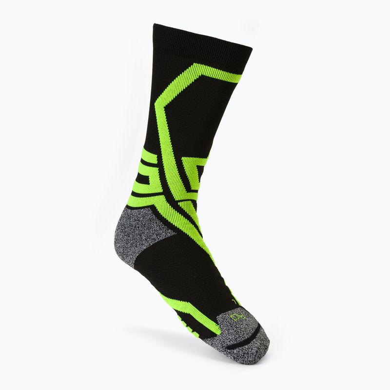 Mico Calze da sci X-Performance X-C di peso medio nero/giallo CA00146