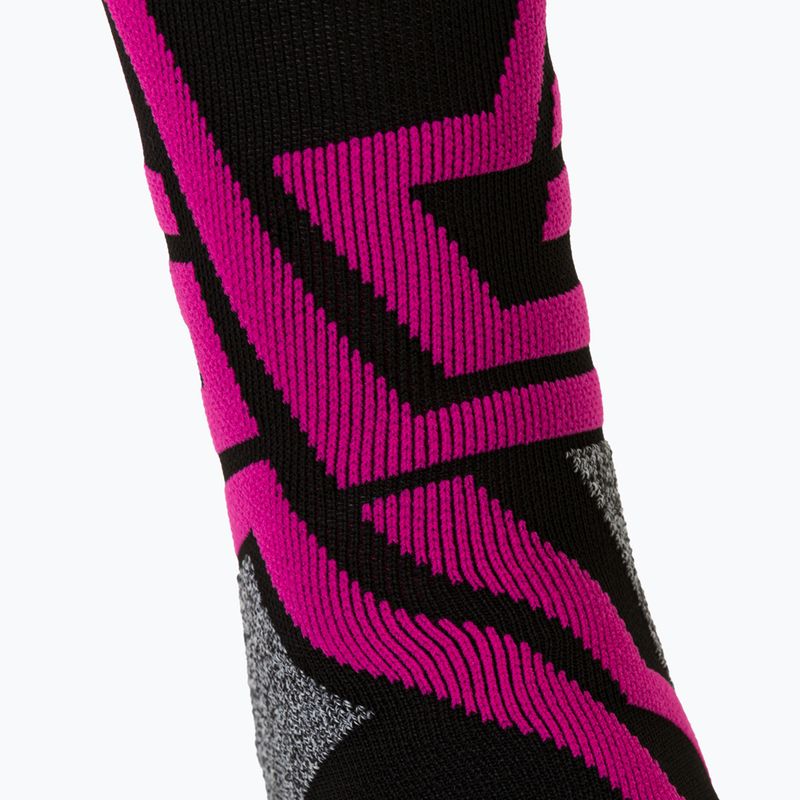 Mico Calze da sci X-Performance X-C di peso medio nero/rosa CA00146 3