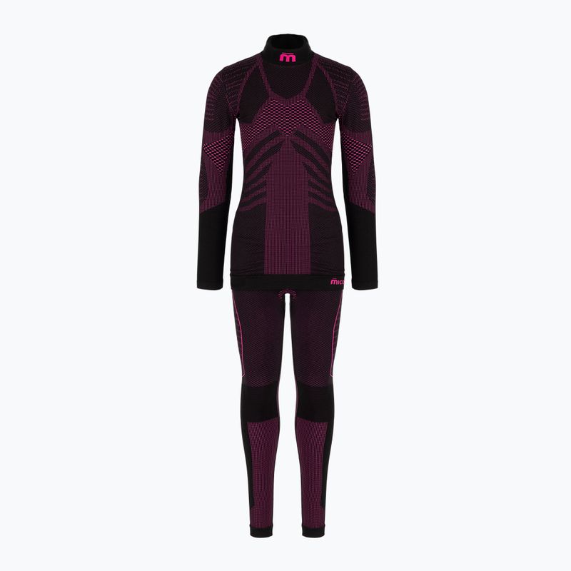 Mico Extra Dry Set di biancheria intima per bambini nero/fucsia