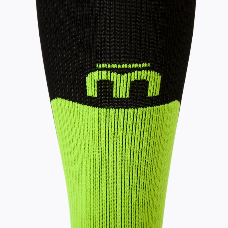 Calze da scialpinismo Mico Light Weight Extra Dry nero/giallo fluo 3