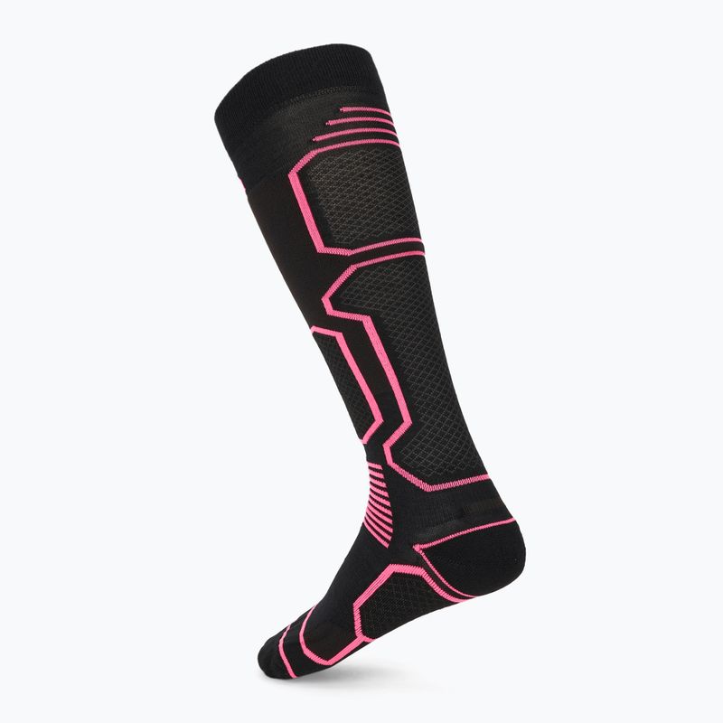 Calze da sci Mico Medium Weight Warm Control Ski black fluorescent fuchsia 2