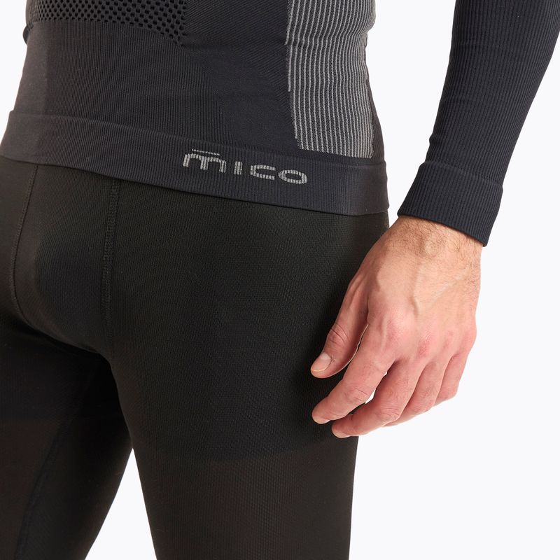 Maglia termica da uomo Mico M1 Mock Neck nero 5