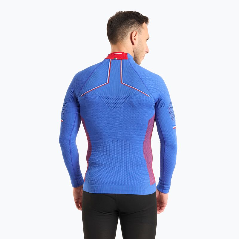 Maglia termica da uomo Mico M1 Mock Neck cobalto 2