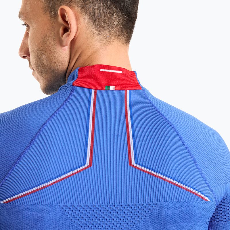 Maglia termica da uomo Mico M1 Mock Neck cobalto 4
