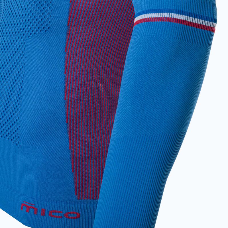 Maglia termica da uomo Mico M1 Mock Neck cobalto 9