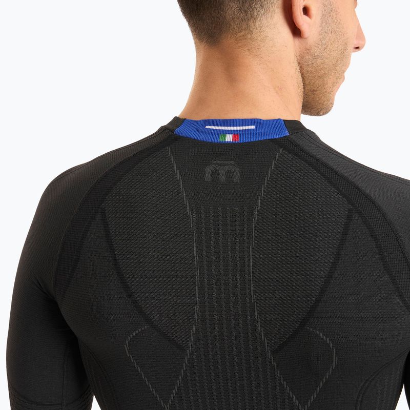 Maglia termica da uomo Mico Odor Zero Girocollo nero 3
