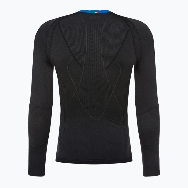 Maglia termica da uomo Mico Odor Zero Girocollo nero 7