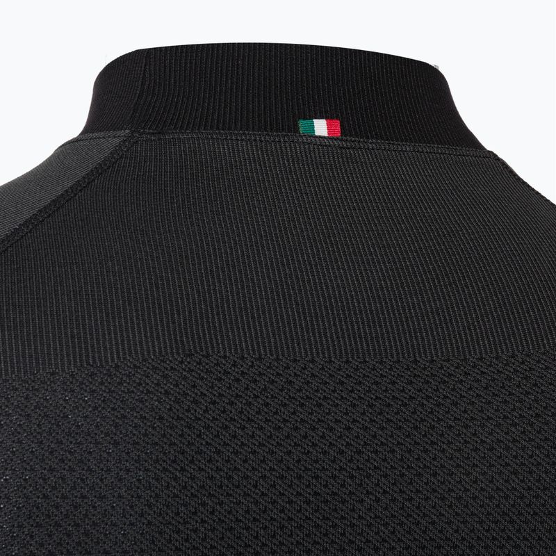 Manica lunga termoattiva da uomo Mico Warm Control Mock Neck nero 9