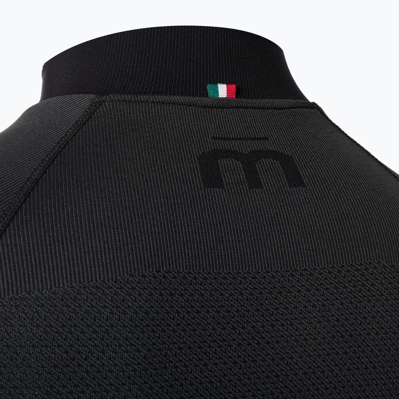 Maglia termica da uomo Mico Warm Control Zip Neck nero 9