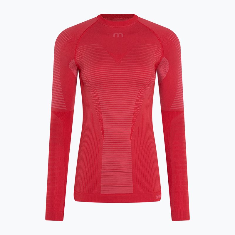Maglia termica da donna Mico Warm Control Round Neck fragola 6