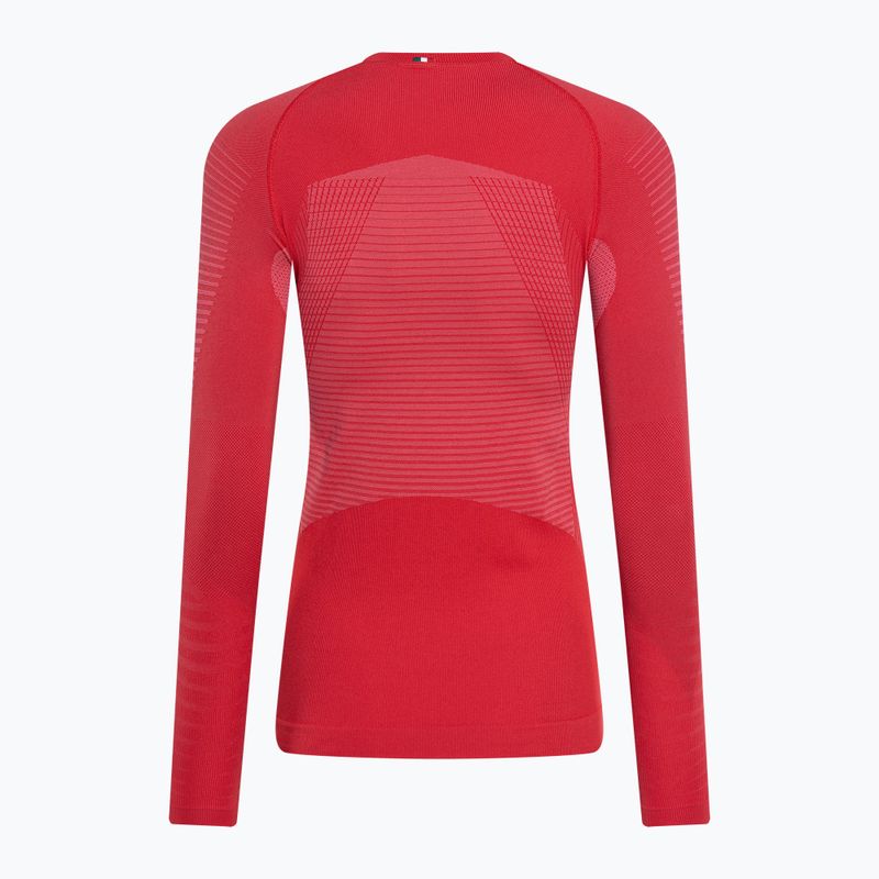 Maglia termica da donna Mico Warm Control Round Neck fragola 7