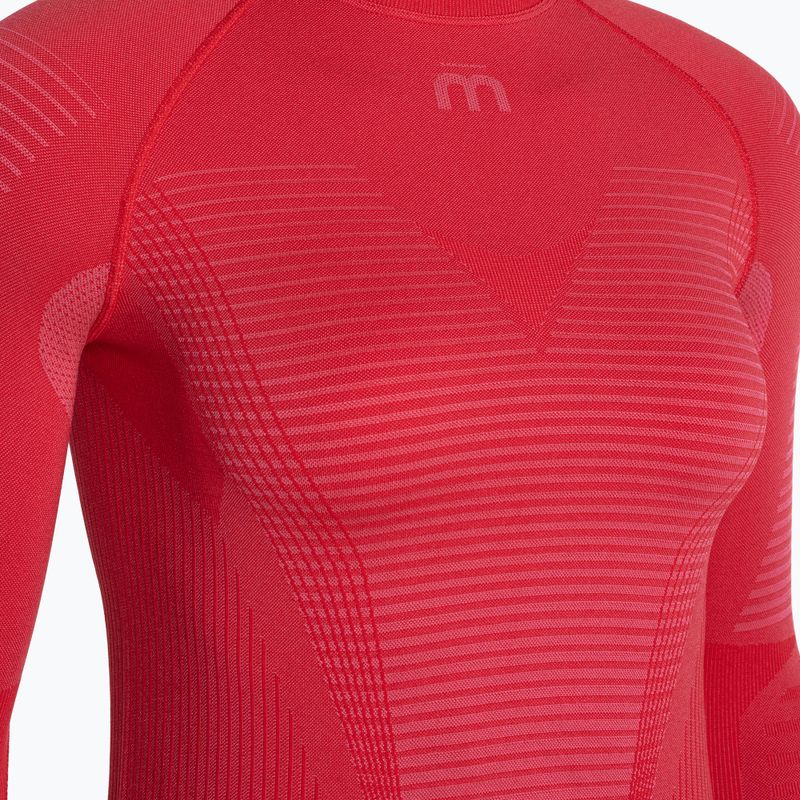 Maglia termica da donna Mico Warm Control Round Neck fragola 8