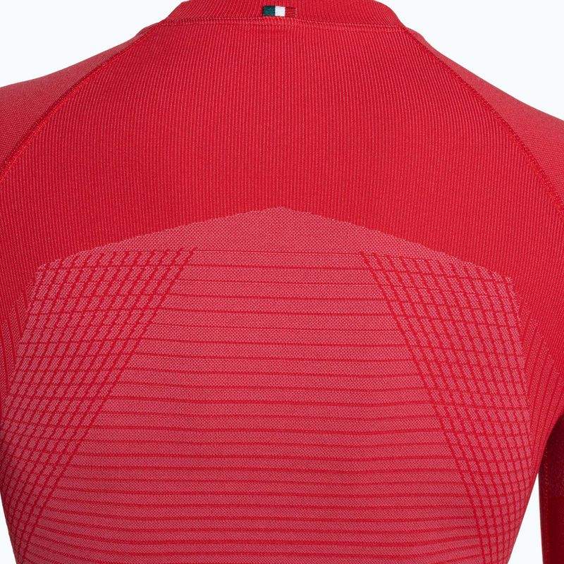 Maglia termica da donna Mico Warm Control Round Neck fragola 10