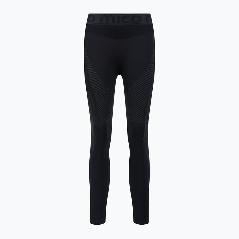 Pantaloni termoattivi da donna Mico Warm Control nero