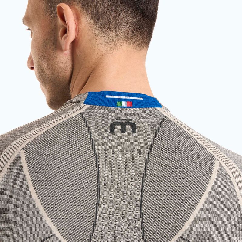 Maglia termica da uomo Mico Odor Zero Girocollo grigio 3