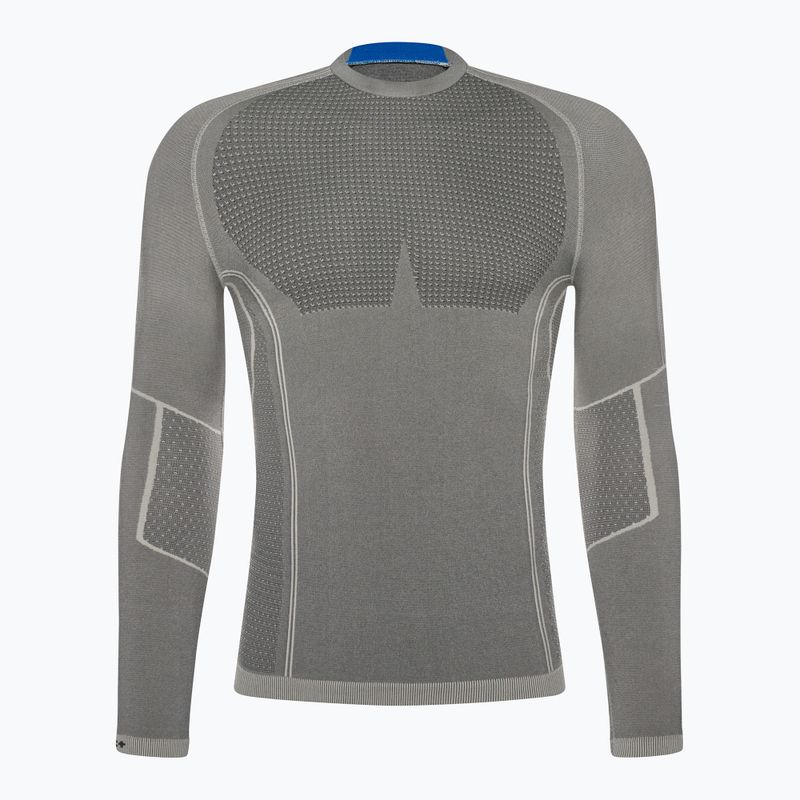 Uomo thermal active manica lunga Mico Odor Zero Collo rotondo grigio 6