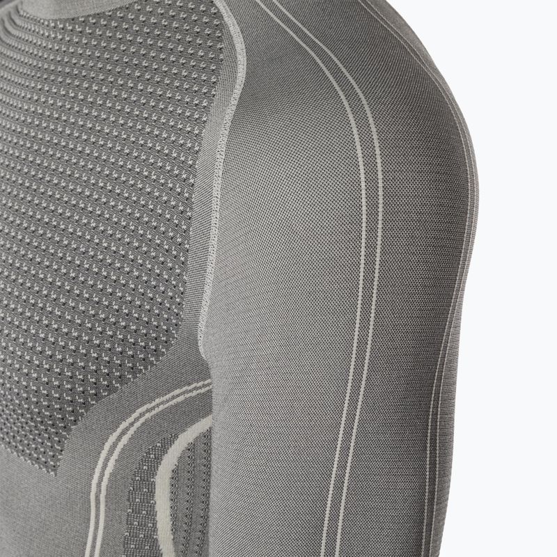 Maglia termica da uomo Mico Odor Zero Girocollo grigio 8