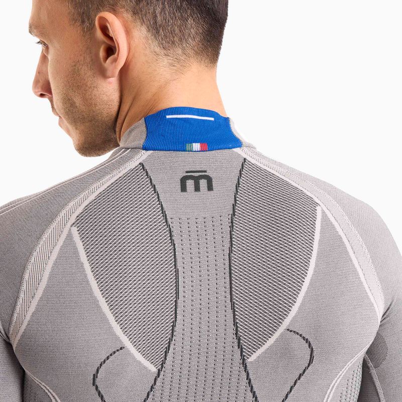 Maglia termica da uomo Mico Odor Zero Mock Neck grigio 3