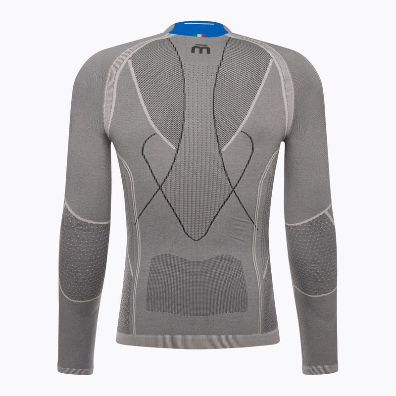Maglia termica da uomo Mico Odor Zero Mock Neck grigio 6