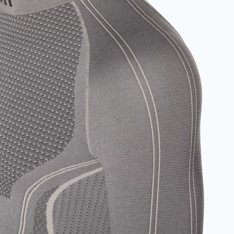 Maglia termica da uomo Mico Odor Zero Mock Neck grigio 7