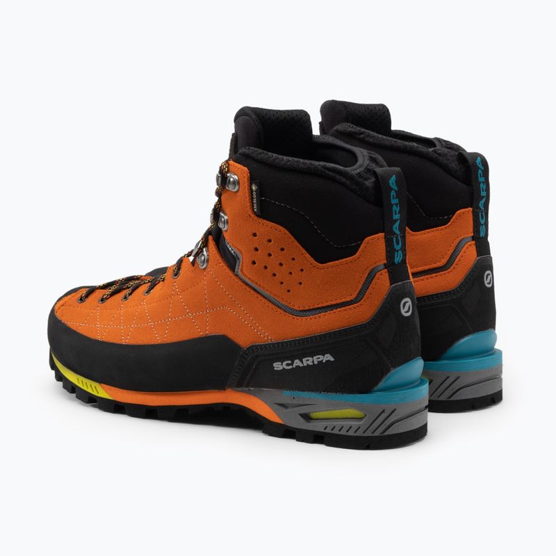 Scarponi da montagna da uomo SCARPA Zodiac Tech GTX tonic 3