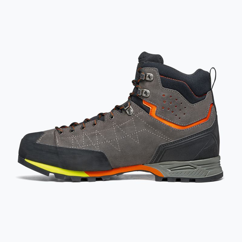 Scarponi da trekking da uomo SCARPA Zodiac Plus GTX squalo/arancio 13