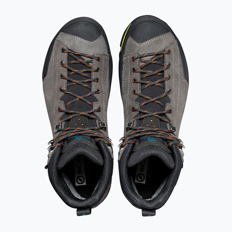 Scarponi da trekking da uomo SCARPA Zodiac Plus GTX squalo/arancio 15