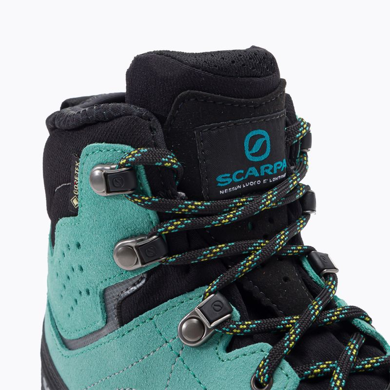 Scarponi da montagna da donna SCARPA Zodiac Tech GTX verde/blu 8