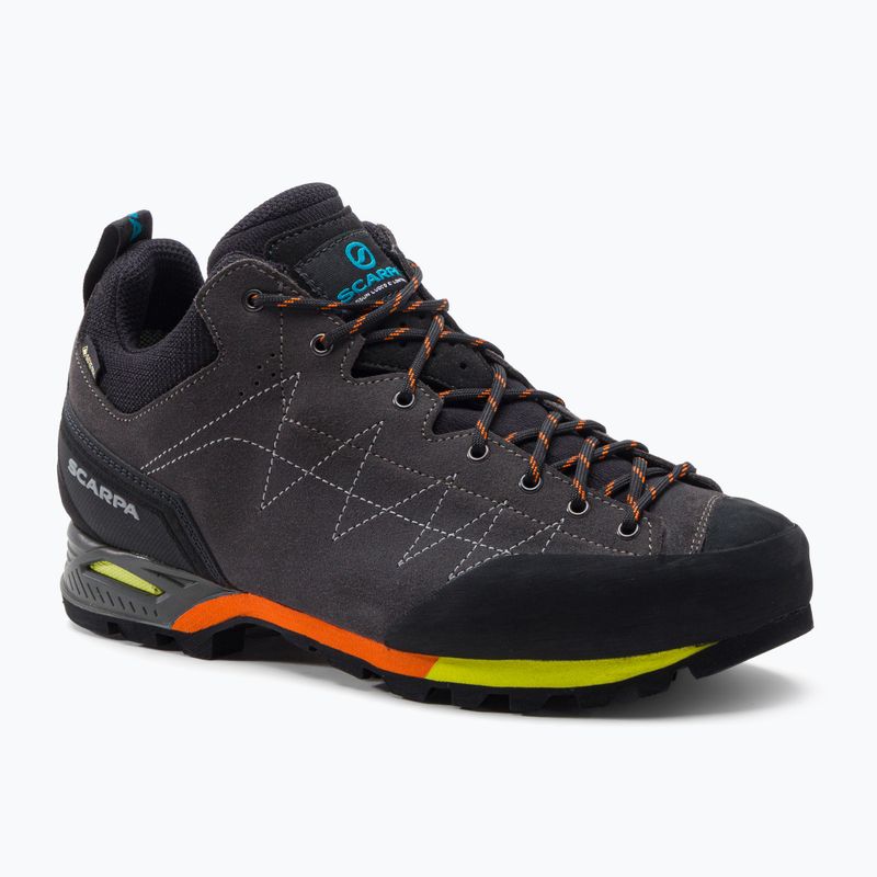 Scarponi da trekking da uomo SCARPA Zodiac GTX squalo/arancio