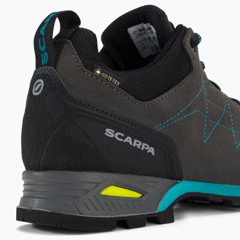 Scarponi da trekking da donna SCARPA Zodiac GTX squalo/malva 8