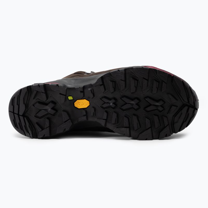 Stivali da trekking da donna SCARPA ZG Pro GTX caffè scuro/prugna rossa 4