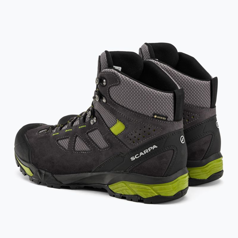 Scarponi da trekking da uomo SCARPA ZG Lite GTX grigio scuro/primavera 3
