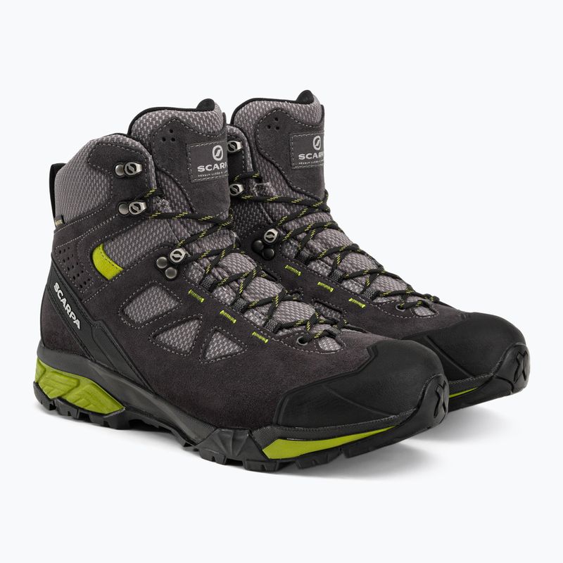 Scarponi da trekking da uomo SCARPA ZG Lite GTX grigio scuro/primavera 4