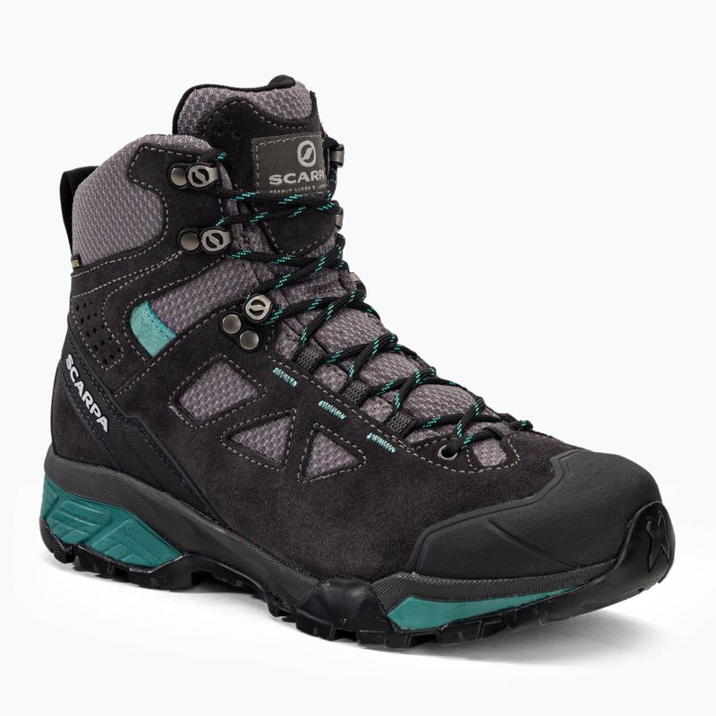 Scarponi da trekking da donna SCARPA ZG Lite GTX grigio scuro/laguna