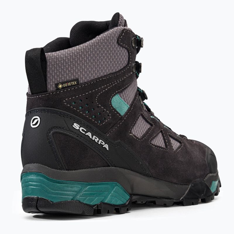 Scarponi da trekking da donna SCARPA ZG Lite GTX grigio scuro/laguna 9