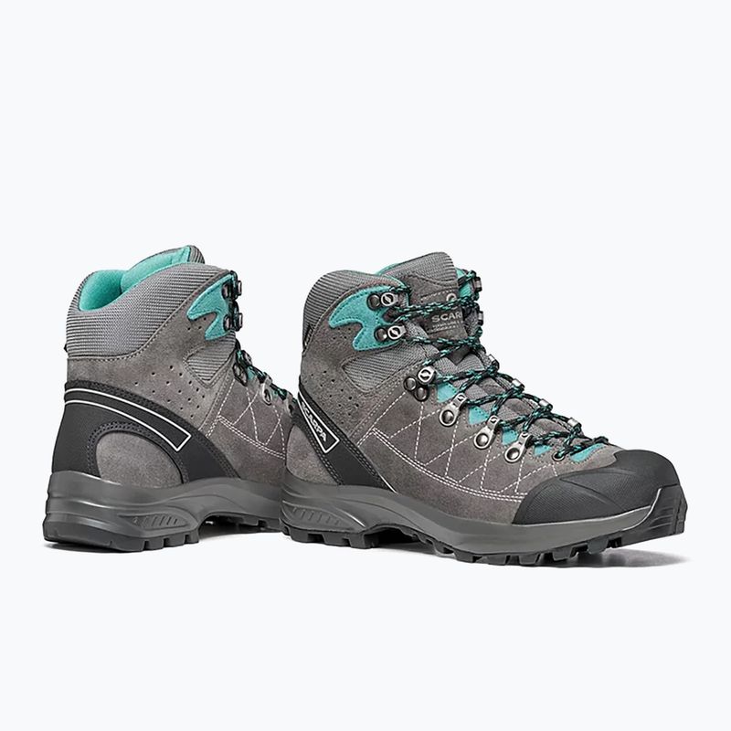 Scarponi da trekking da donna SCARPA Kailash Trek GTX titanio/fumo/laguna 15