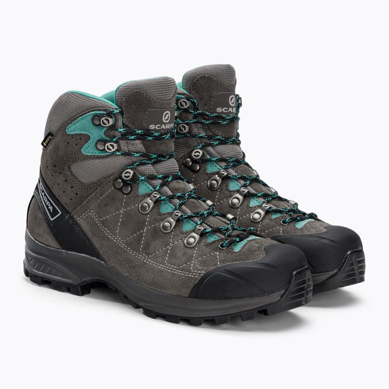 Scarponi da trekking da donna SCARPA Kailash Trek GTX titanio/fumo/laguna 4