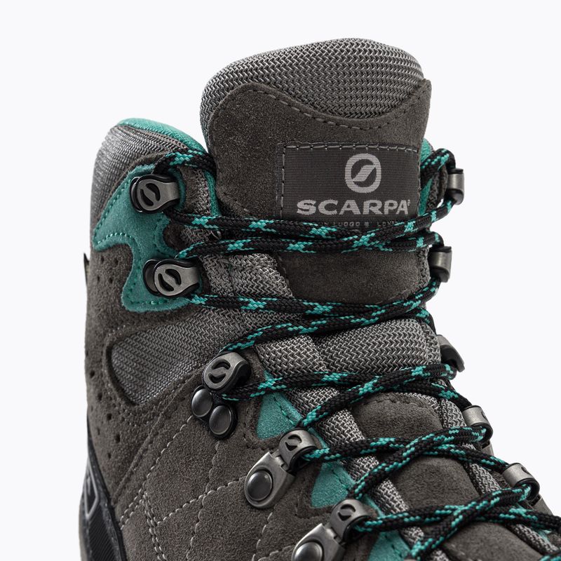 Scarponi da trekking da donna SCARPA Kailash Trek GTX titanio/fumo/laguna 11