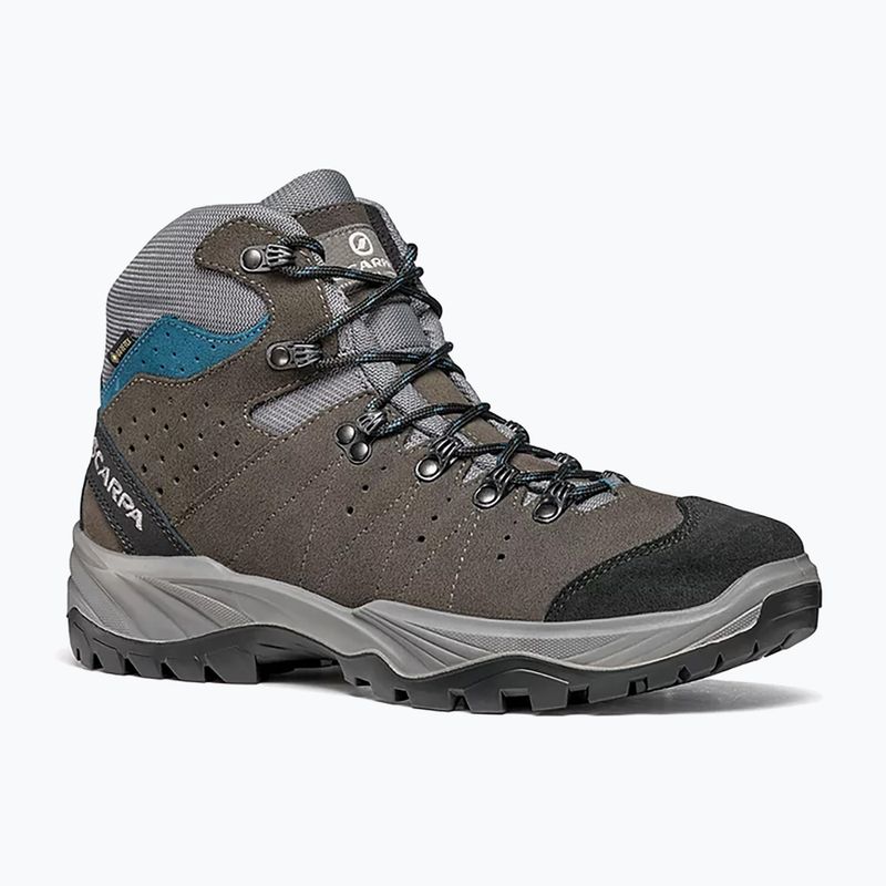 Scarponi da trekking da uomo SCARPA Mistral GTX smoke/lake blue 11