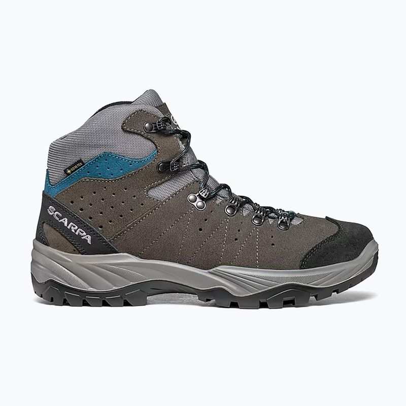 Scarponi da trekking da uomo SCARPA Mistral GTX smoke/lake blue 12