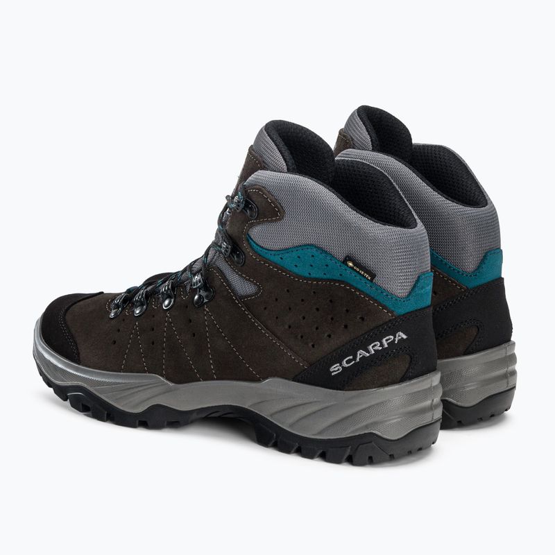 Scarponi da trekking da uomo SCARPA Mistral GTX smoke/lake blue 3