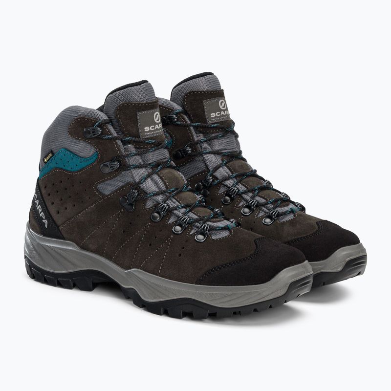 Scarponi da trekking da uomo SCARPA Mistral GTX smoke/lake blue 4