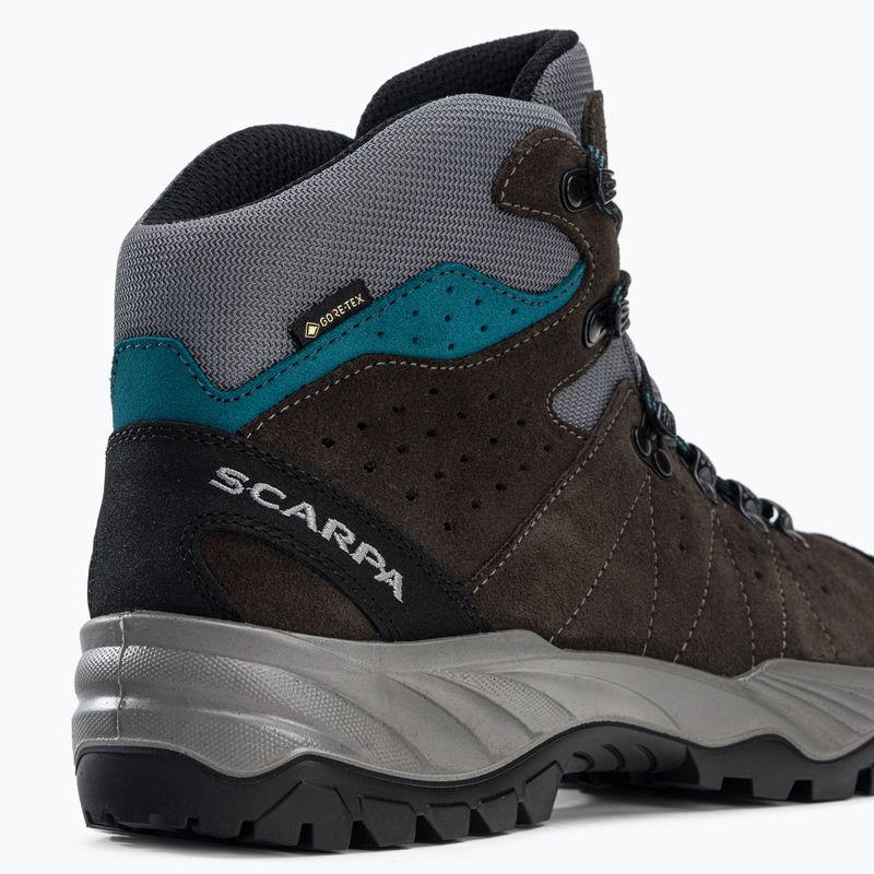 Scarponi da trekking da uomo SCARPA Mistral GTX smoke/lake blue 8