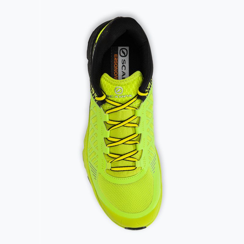 Scarpe da corsa SCARPA Spin Ultra 2022 da uomo in lime acido/nero 6